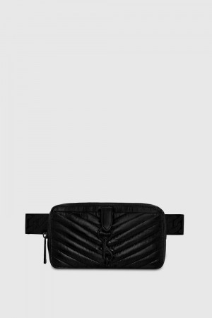 Black Rebecca Minkoff Edie Nylon Belt Bag | DLKNZ-4160