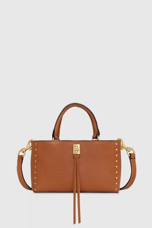 Caramello Rebecca Minkoff Darren Top Handle Crossbody | OAIDU-5823