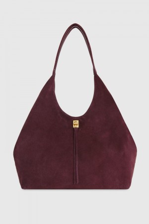 Dark Red Rebecca Minkoff Darren Signature Carryall | LKTQU-0381