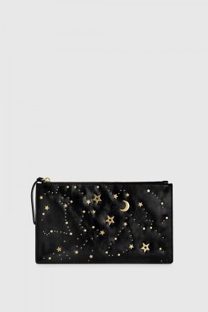 Multicolor Rebecca Minkoff Large Celestial Studded Pouch | BOXHP-0943