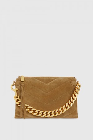 Orange Rebecca Minkoff Edie Maxi Crossbody | VYGPC-5831