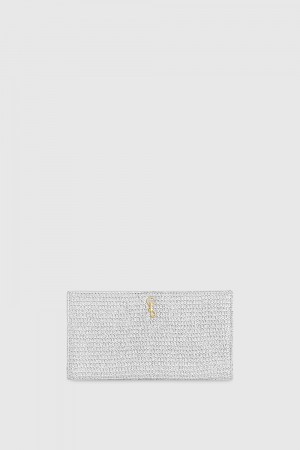 Silver Rebecca Minkoff Soft Wallet On A Chain | SAJMN-3209
